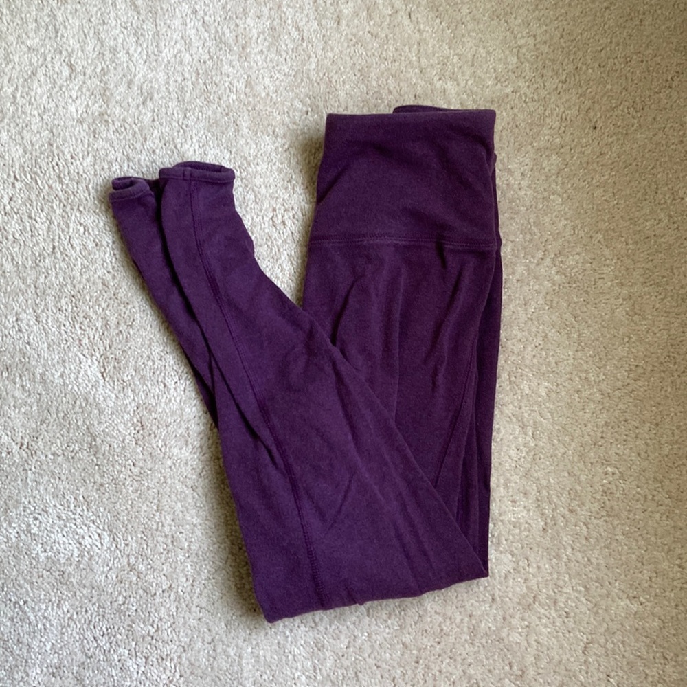 Maroon/purple leggings